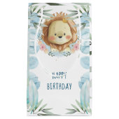ライオンハッピーバースデー スモールペーパーバッグ (正面)