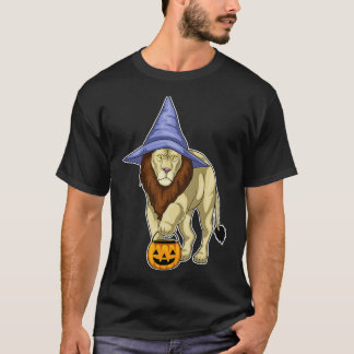 ライオンハロウィーンウィッチカボチャ Tシャツ
