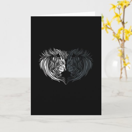 ライオンハート カード (黄色い花)