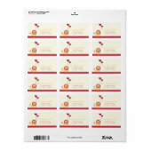 ライオンハート – バレンタインのラベル ラベル (フルシート)