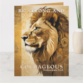 ライオンバイブル引用文が好調 カード (正面)