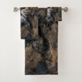 ライオンバスタオルモダンセット絵を描のデザイン バスタオルセット (インサイチュ)