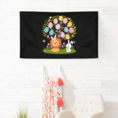 ライオンバニーイースターキュートツリー狩り卵 横断幕 (インサイチュ)