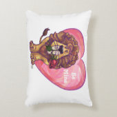 ライオンバレンタインデー アクセントクッション (正面(垂直))