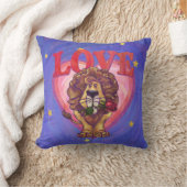 ライオンバレンタインデー クッション (ブランケット)