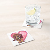 ライオンバレンタインデー スクエアペーパーコースター (インサイチュ)