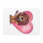 ライオンバレンタインデー マグネット (横)