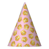 ライオンバースデーパーティーピンク パーティーハット (左)