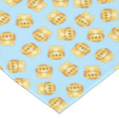 ライオンバースデーパーティーブルー テーブルクロス (アングル)