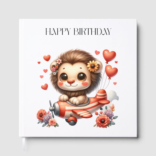 ライオンパイロット お誕生日 ゲストブック (正面)