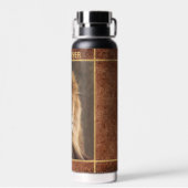 ライオンパーソナライズされた ウォーターボトル (背面)