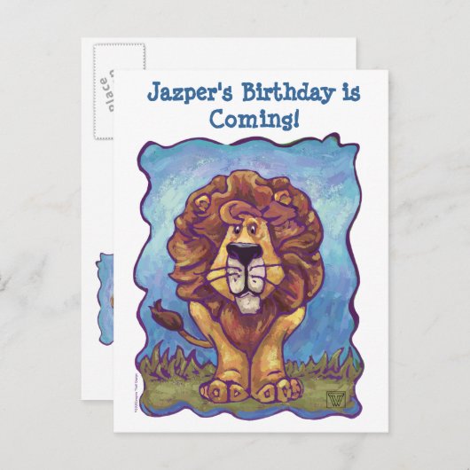 ライオンパーティーセンター 案内ポストカード (正面/裏面)