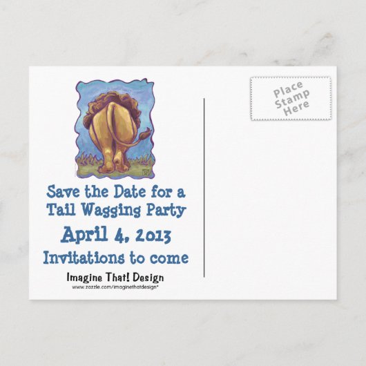 ライオンパーティーセンター 案内ポストカード (裏面)