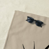 ライオンビーチタオル – 色を選択 ビーチタオル (インサイチュ)