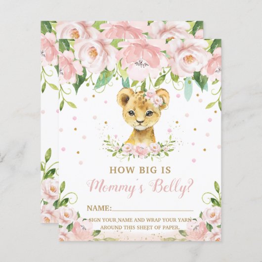 ライオンピンクフローラママのベリーゲーム大きい (正面/裏面)