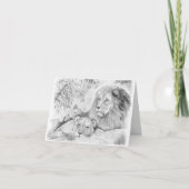 ライオンファミリー カード (正面)