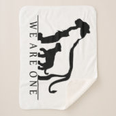 ライオンファミリー シェルパブランケット (正面)