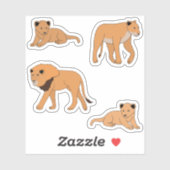 ライオンファミリー シール (シート)