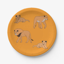 ライオンファミリー ペーパープレート