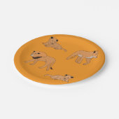 ライオンファミリー ペーパープレート (アングル)