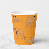 ライオンファミリー 紙コップ (正面)