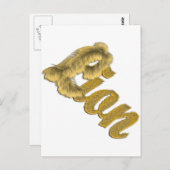 ライオンファーリー文字 ポストカード (正面/裏面)