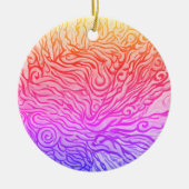 ライオンフィッシュセラミックオーナメント – アートバイネッシーYaraArts セラミックオーナメント (正面)