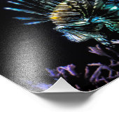 ライオンフィッシュ泳ぎ フォトプリント            (角)