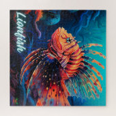 🐙ライオンフィッシュ陛下🦁 ジグソーパズル (横)