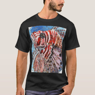 ライオンフィッシュ黒Tシャツ Tシャツ