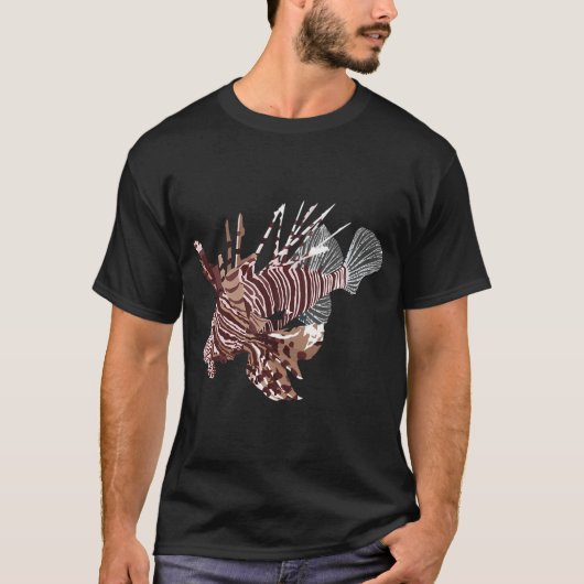 ライオンフィッシュ Tシャツ (正面)