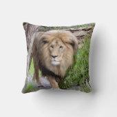 ライオンフォトプリント装飾用クッション クッション (裏面)