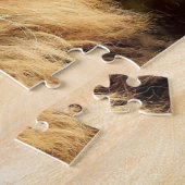 ライオンフォト顔 ジグソーパズル (側面)