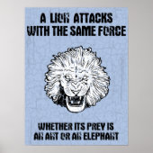 ライオンフォース ポスター (正面)