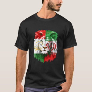 ライオンフリーアフガニスタン国旗 Tシャツ