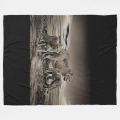 ライオンフリースブランケット フリースブランケット (正面(横))