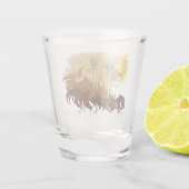 ライオンブラックイエローマンダラサン ショットグラス (裏面)