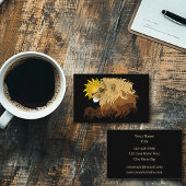 ライオンブラックイエローマンダルサン 名刺