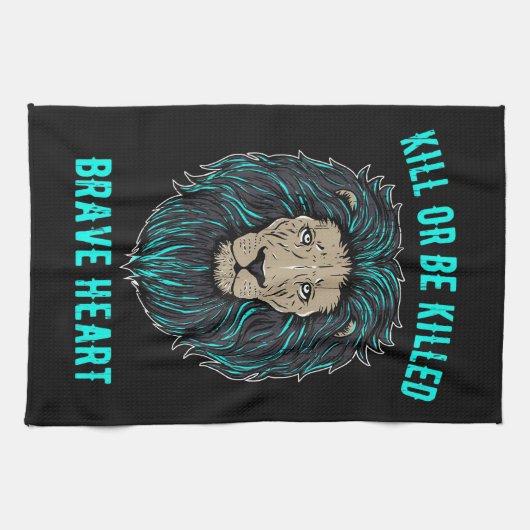 ライオンブレイブハート キッチンタオル (横)