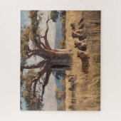 ライオンプライドアット絵を描レスト ジグソーパズル (縦)