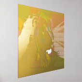 ライオンプリスカラフルマティックポップ・アートのアートデザイン-62501 箔ポスター (レイダウン)