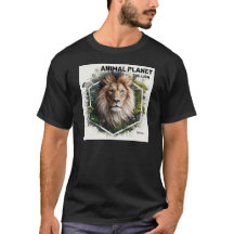 ライオンプリントTシャツ – Animal Art
