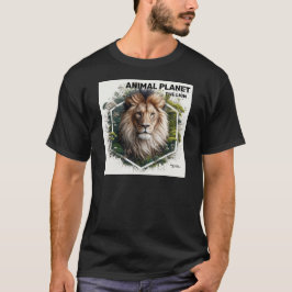 ライオンプリントTシャツ – Animal Art Tシャツ