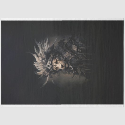 ライオンヘアドレザージャケットデコップページ 薄葉紙 (正面)