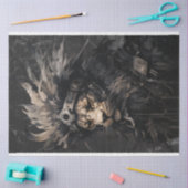 ライオンヘアドレザージャケットデコップページ 薄葉紙 (クラフト)