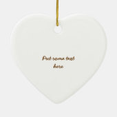 ライオンヘッドカスタムオーナメント勇気 セラミックオーナメント (裏面)