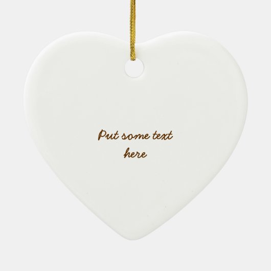 ライオンヘッドカスタムオーナメント勇気 セラミックオーナメント (裏面)