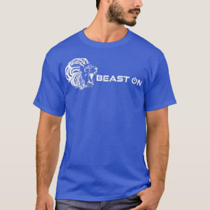 ライオンヘッドビーストオンジムモチベーションフィットネスことわざ Tシャツ