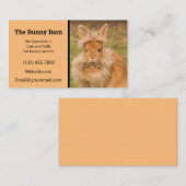 ライオンヘッドラビットブリーダーの名刺 名刺 (正面/裏面)