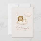 ライオンベビークラウドバルーンおむつラッフルチケット ノートカード (裏面)